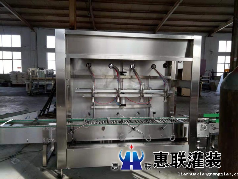 4头全自动称重食用油灌装机