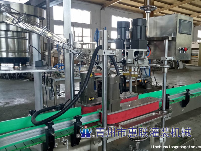 塑料盖压盖机/搓盖机/洗衣液旋盖设备