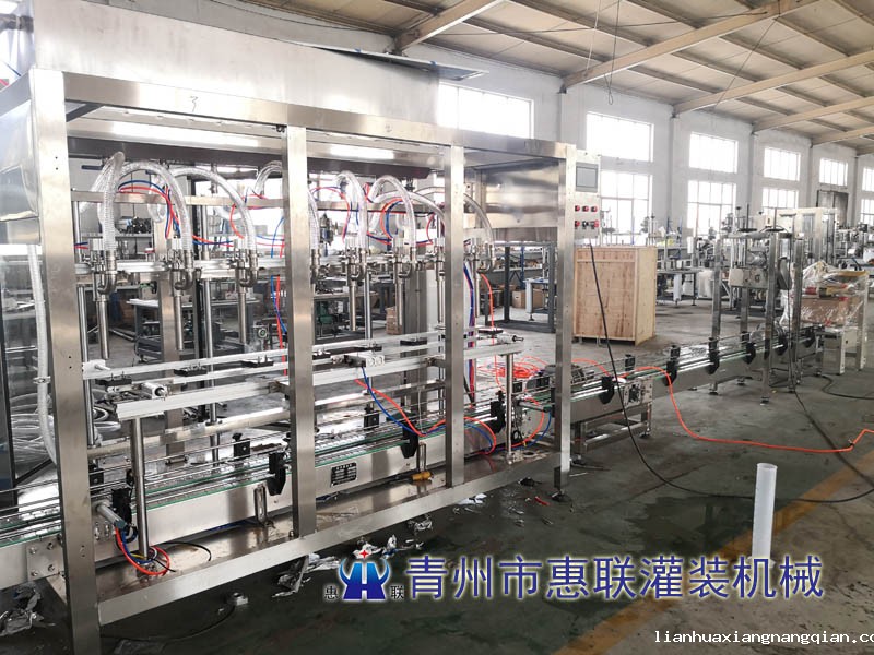河南冠永8头白酒灌装机生产线